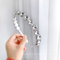 Wholesale Fashion Bling Rhinestone Glass Stone Metal Hair Jewelry Headband for Girl 2020